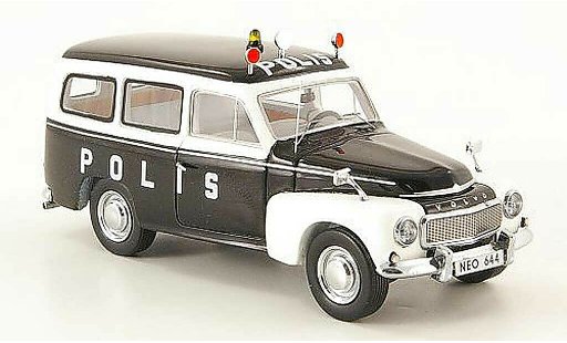 Volvo PV 445 Duett 1/43 Neo Polis police Svezia 1956 modellini auto