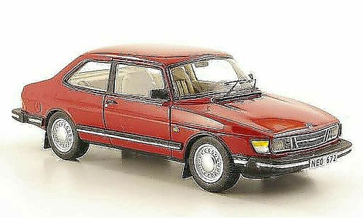 Saab 90 Base 1/43 Neo rosso 1985 modellini auto
