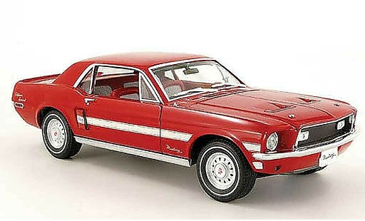 Ford Mustang California Special 1/18 Greenlight gt rosso modellini auto