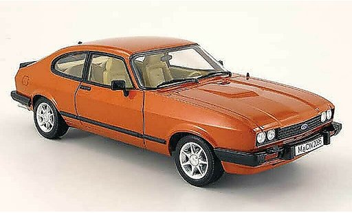 Ford Capri MK3 1/18 Norev cuivre mcw 1983 modellini auto