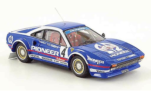 Ferrari 308 GTB 1/43 Best no.4 pioneer tour de france 1982 modellini auto