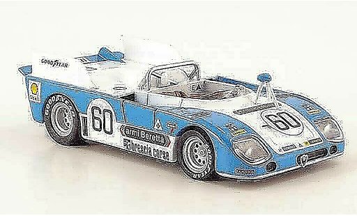 Alfa Romeo 33.3 tt3 1/43 M4 1973 TT No.60 24h Le Mans Facetti / Zeccoli modellini auto
