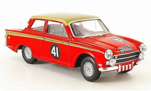 Lotus Cortina MkI 1/43 Vanguards no.41 alan mann racing etcc 1965 modellini auto