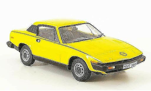 Triumph TR7 Base 1/43 Vanguards giallo modellini auto