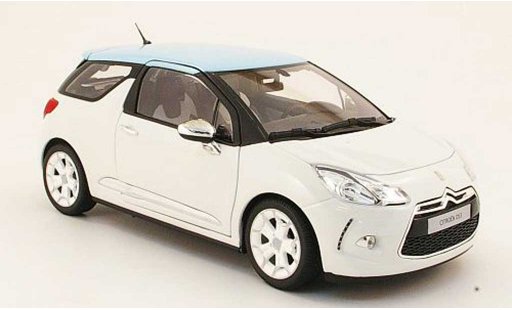 DS Automobiles DS3 Berline 1/18 Norev bianco/blu 2010 modellini auto