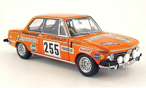 Bmw 2002 tii 1/18 Autoart no.255 jagermeister rallye monte carlo 1973 modellini auto