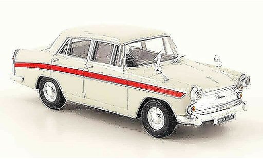 Austin A60 berline 1/43 Cararama Cambridge grigio rosso modellini auto
