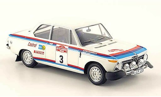 Bmw 2002 ti 1/43 Trofeu No.3 Warmbold/Todt Rally San Remo 1973 modellini auto