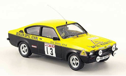 Opel Kadett GT 1/43 Trofeu e no.13 rohrl broamintex rallye 1977 modellini auto