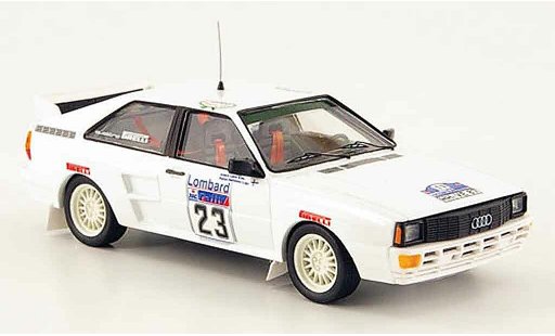 Audi Quattro rallye 1/43 Trofeu No.23 Laine Hokkanen Rally England 1983 modellini auto