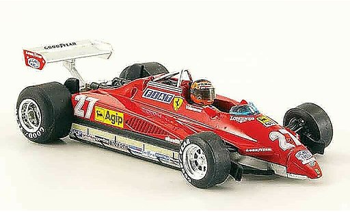 Ferrari 126 C2 1/43 Brumm turbo no.27 g.villeneuve gp san marino modellini auto