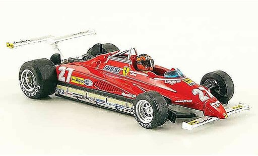Ferrari 126 C2 1/43 Brumm turbo no.27 g.villeneuve gp usa west modellini auto