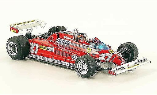 Ferrari 126 CK 1/43 Brumm turbo no.27 g.villeneuve gp italien modellini auto