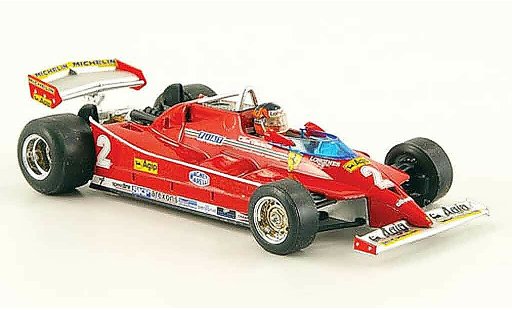 Ferrari 126 C 1/43 Brumm no.2 g.villeneuve test imola modellini auto