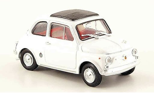 Fiat 595 Abarth 1/43 Brumm SS bianco 1965 modellini auto