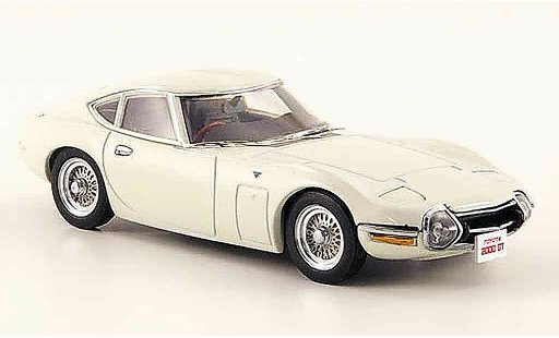 Toyota 2000 GT Prototype 1/43 Ebbro prossootipo bianco modellini auto