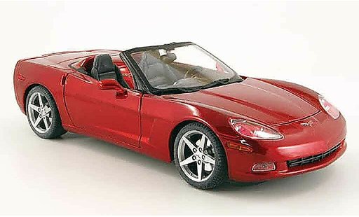 Chevrolet Corvette Convertible 1/18 Maisto C6 cabrio rosso modellini auto