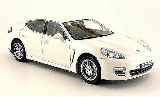 Porsche Panamera 4S 1/18 Norev bianco 2009 modellini auto