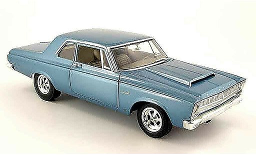 Plymouth Belvedere Super Stock 1/18 Highway 61 hemi dd1 blu 1965 modellini auto