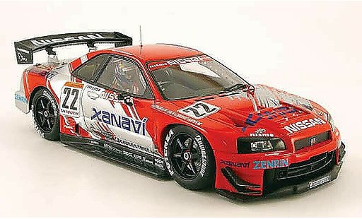 Nissan Skyline R34 1/18 Autoart JGTC gt-r no.22 xanavi s.motoyama 2002 modellini auto
