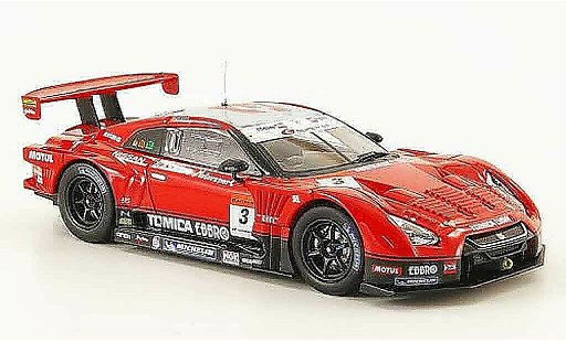 Nissan Skyline R35 1/43 Ebbro GT R No.3 Tomica SGT 500 Fuji 2009 modellini auto