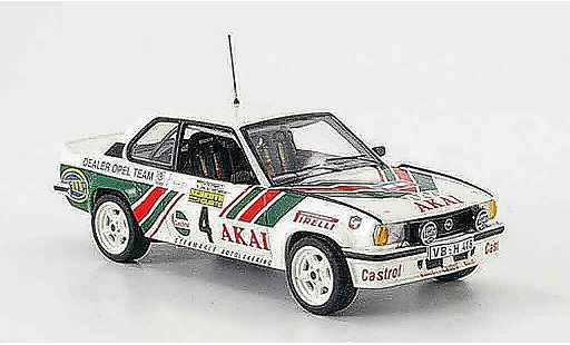 Opel Ascona B 400 1/43 Schuco no.4 akai sachs winter rallye 1981 modellini auto