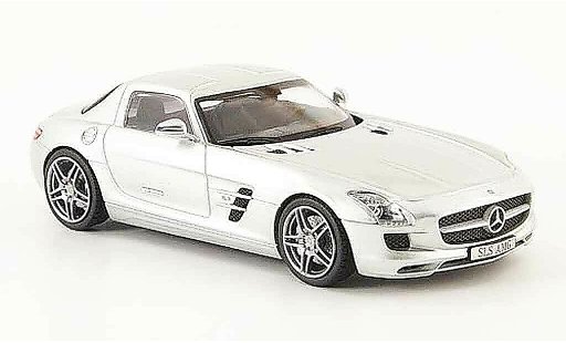 Mercedes SLS Coupe 1/43 Schuco AMG (C197) grigio metallisee 2010 modellini auto