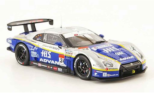 Nissan Skyline R35 1/43 Ebbro JGTC GT R No.24 H.I.S. Advan SGT 500 Fuji 2009 modellini auto