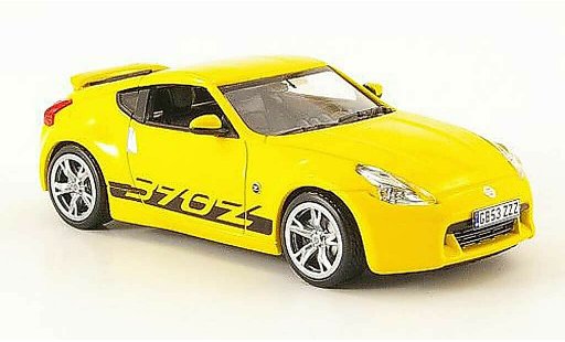 Nissan 370Z Base 1/43 J Collection giallo Linkslenker 2009 modellini auto