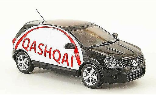 Nissan 350Z Base 1/43 J Collection JGTC Qashqai nero Werbefahrzeug Linkslenker 2007 modellini auto
