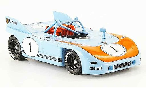 Porsche 908 1972 1/43 Best No.1 Joest Racing Brands Hatch modellini auto