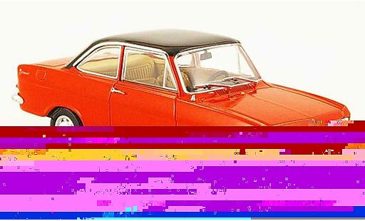 Opel Kadett A A 1/43 Starline coupe rosso nero 1963 modellini auto