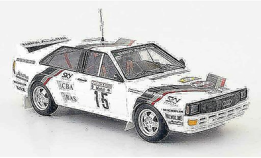 Audi Quattro rallye 1/43 Trofeu No.16 Bosch Oosterbaan Rally Hunsruck 1985 modellini auto