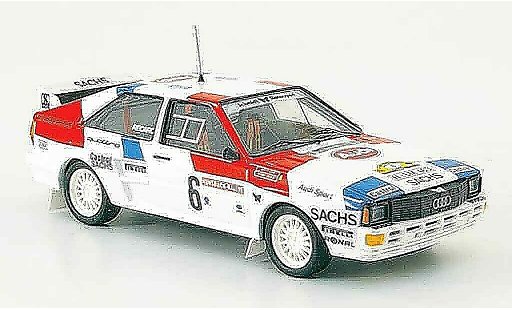 Audi Quattro rallye 1/43 Trofeu No.6 Duez Lux Rally Hunsruck 1985 modellini auto