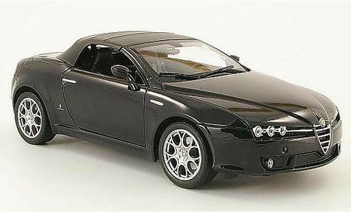 Alfa Romeo Spider veloce 1/18 Welly nero capote modellini auto