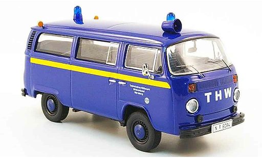 Volkswagen Combi B 1/43 Premium Cls t2b bus thw nurnberg blu giallo modellini auto