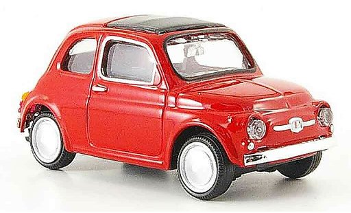 Fiat 500 R 1/43 Mondo Motors rosso 1957 modellini auto