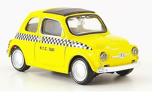 Fiat 500 Nuova 1/43 Mondo Motors N.Y.C. Taxi giallo 1957 modellini auto