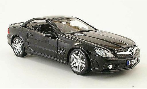 Mercedes Classe SL 65 1/18 Maisto amg nero 2009 modellini auto