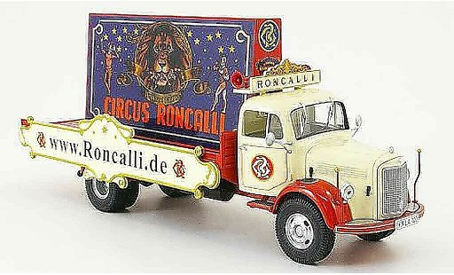 Mercedes L3500 Base 1/43 Premium Cls pianale Circus Roncalli Werbe LKW modellini auto