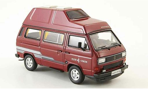 Volkswagen Combi B 1/43 Premium Cls t3b westfalia club joker rosso hochtettobus modellini auto