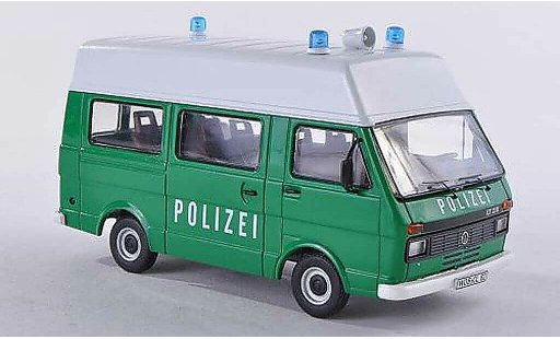Volkswagen LT28 Bus 1/43 Premium ClassiXXs toit sureleve police vert modellini auto