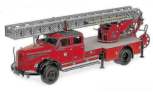 Mercedes L 6600 Base 1/18 Minichamps DL30 Vigili del fuoco Wolfsburg 1950 modellini auto
