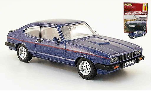 Ford Capri MK3 1/43 Corgi MKIII blu modellini auto