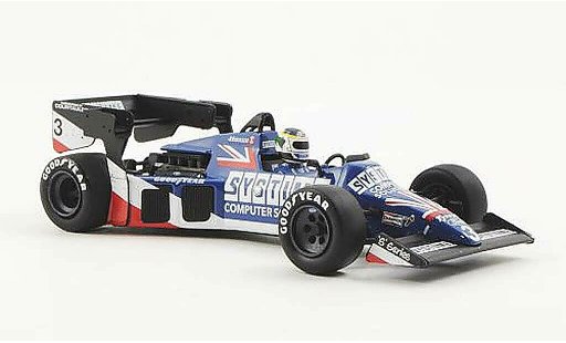 Tyrrell 012 1984 1/43 Minichamps Ford No.3 Systime S.Johansson GP Gran Bretagna modellini auto