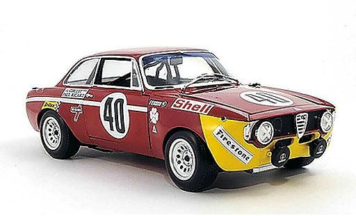 Alfa Romeo Giulia gt junior 1300 1/18 Minichamps GTA No.40 Picchi / Chassseuil 24h Paul Ricard 1971 modellini auto