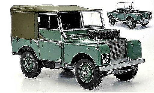 Land Rover 80 Base 1/18 Minichamps verde RHD modellini auto