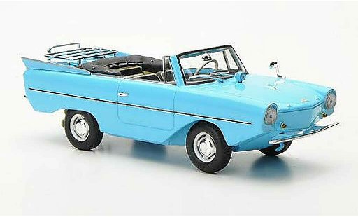 Amphicar 1965 cabrio 1/43 Minichamps turchese modellini auto