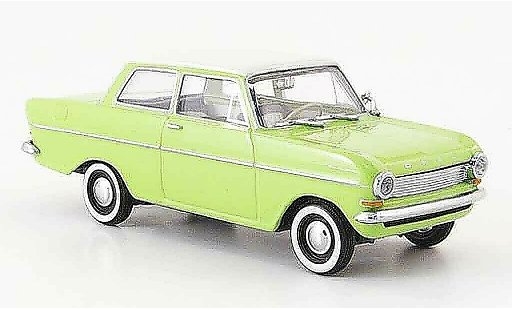 Opel Kadett A A 1/43 Minichamps verde bianco 1962 modellini auto