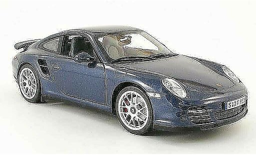 Porsche 911 Turbo 1/18 Norev blu 2009 modellini auto
